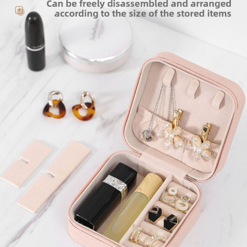 Travel Jewellery & Accessories Organiser - Portable Mini Jewelry Box, Compact Travel