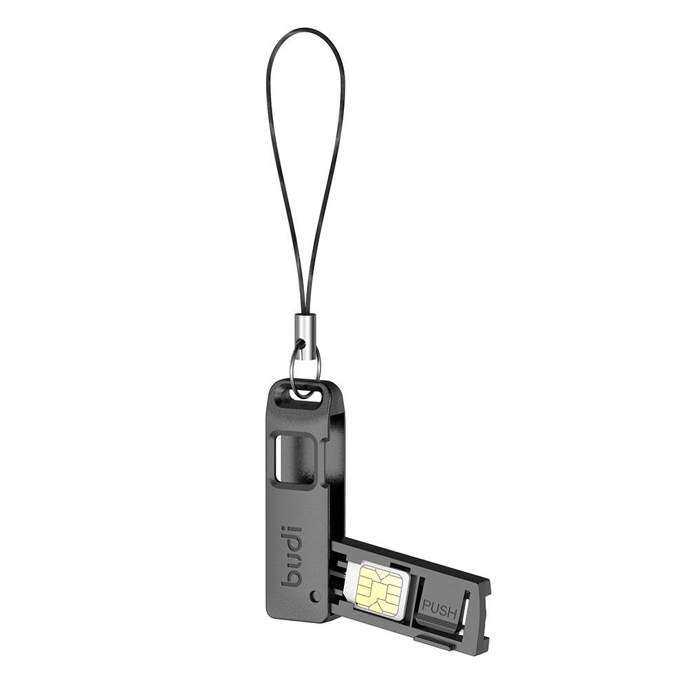 Sim Card Holder Case - BUDI Anti-Lost Sim Card Eject Pin