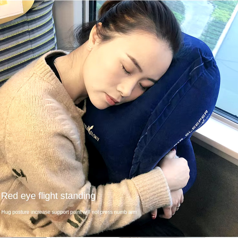 Inflatable Travel Pillow Trave - Travel Accessories For Long Haul Flights review and price