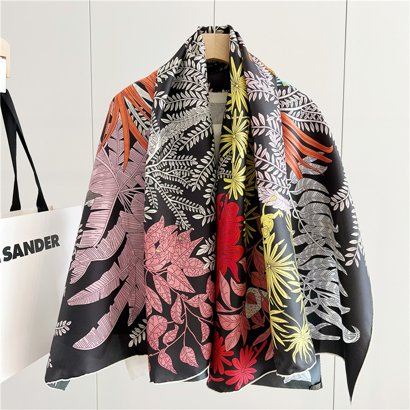 14mm Silk Scarf Women Hand Rol - Travel Accessories Neck review and price