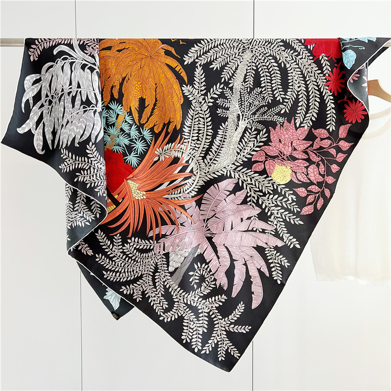 14mm Silk Scarf Women Hand Rol - Travel Accessories Neck review and price