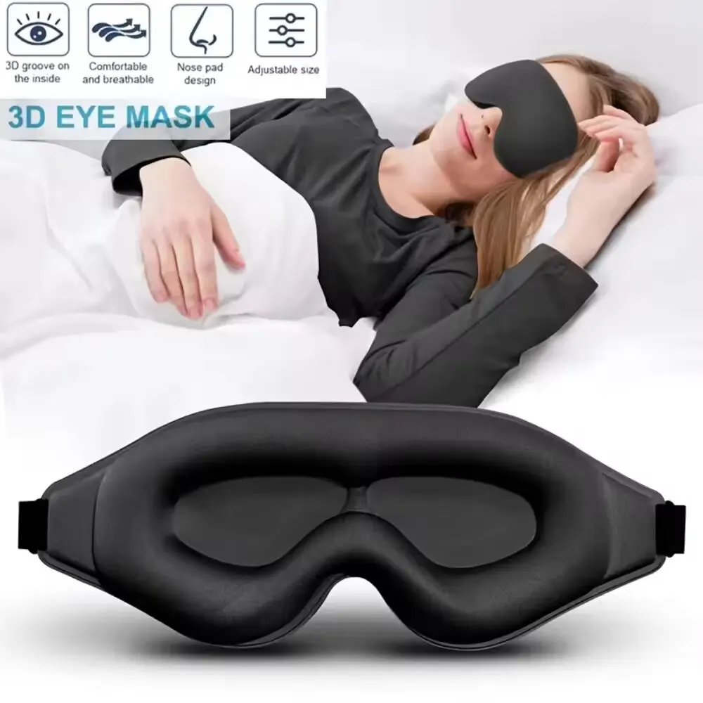 3D Eye Mask, Comfortable & Bre - Eye Mask Sleep Travel review and price