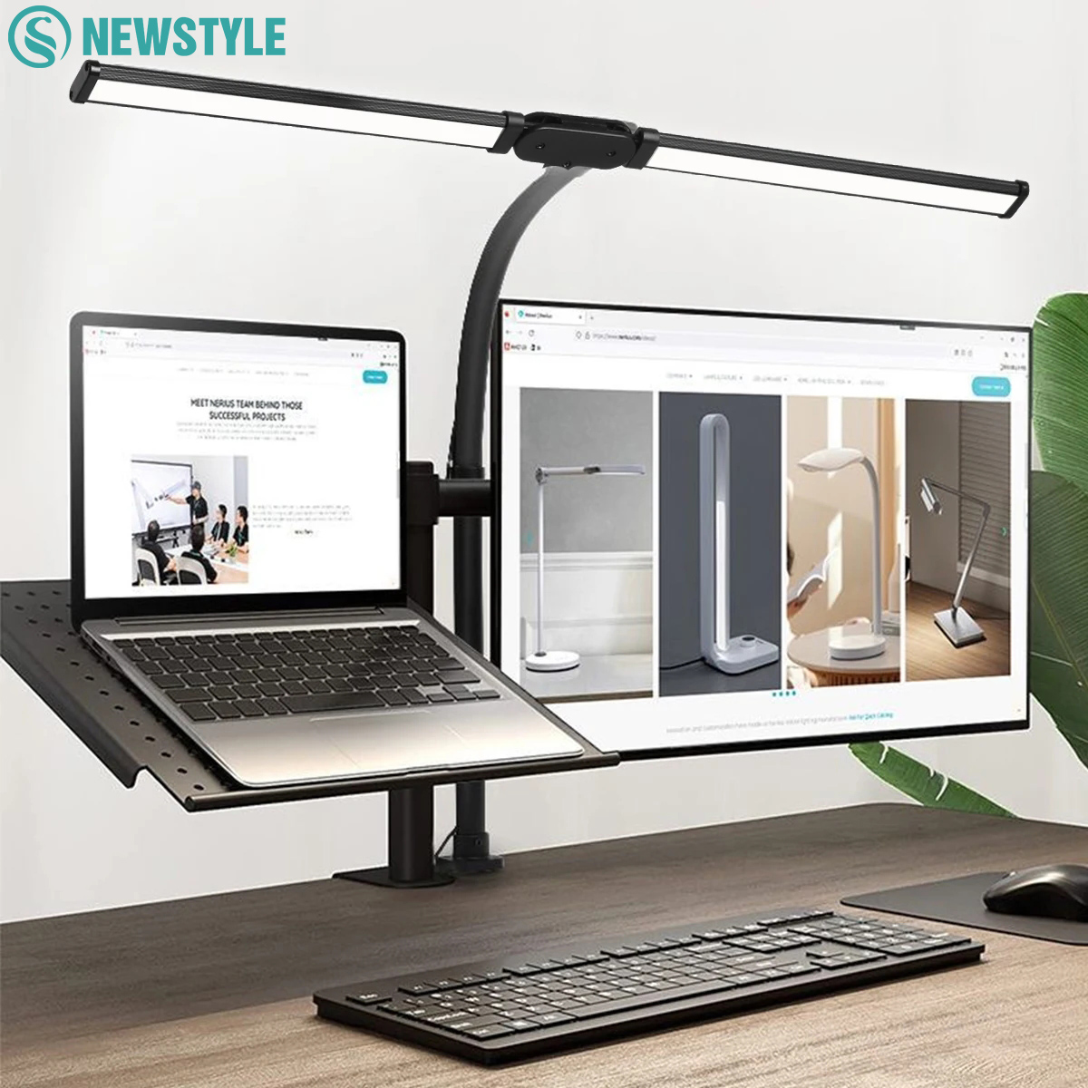 Eye-care LED Clip Metal Desk L - Book Light Flexible review and price