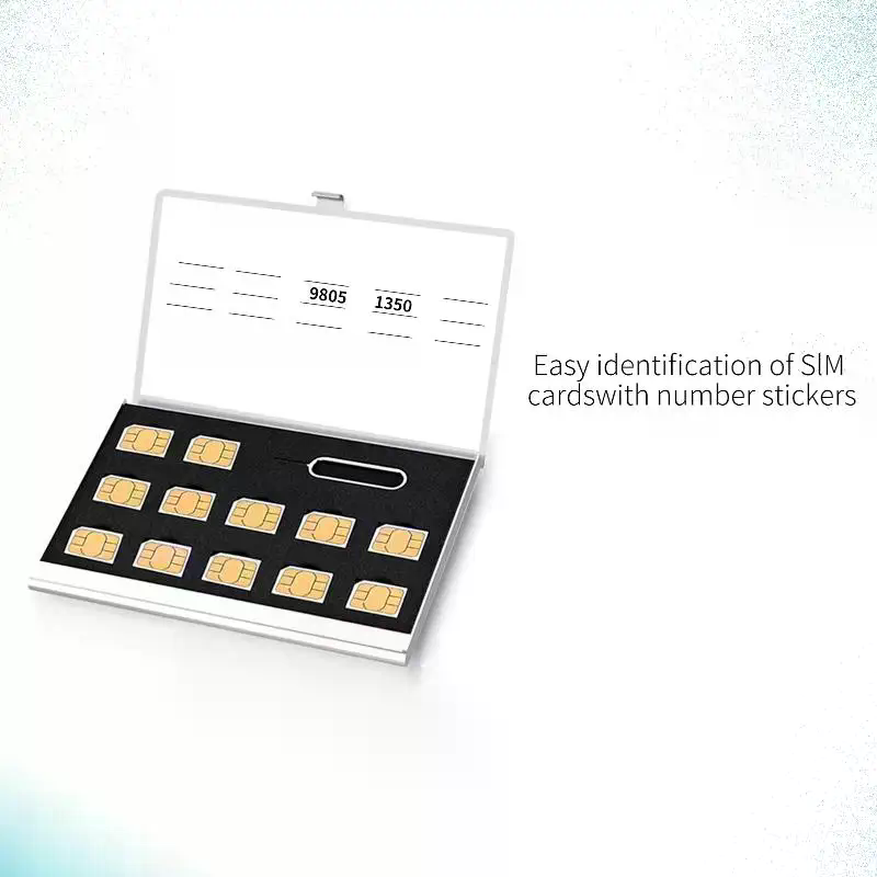 Sim Card Storage Box Holder Po - Sim Card Holder Case review and price
