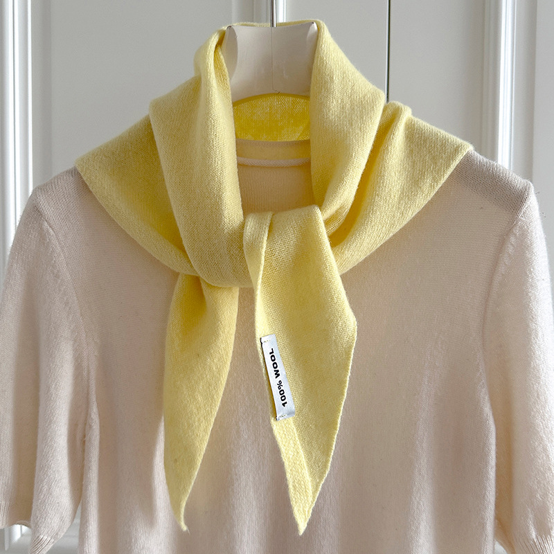 Knitted Scarf Women 100% Wool  - Travel Accessories Neck review and price