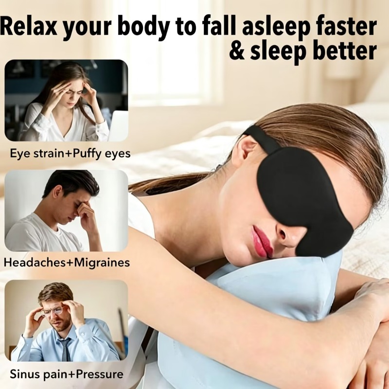 3D Sleep Mask Blindfold 2pcs S - Eye Mask Sleep Travel review and price