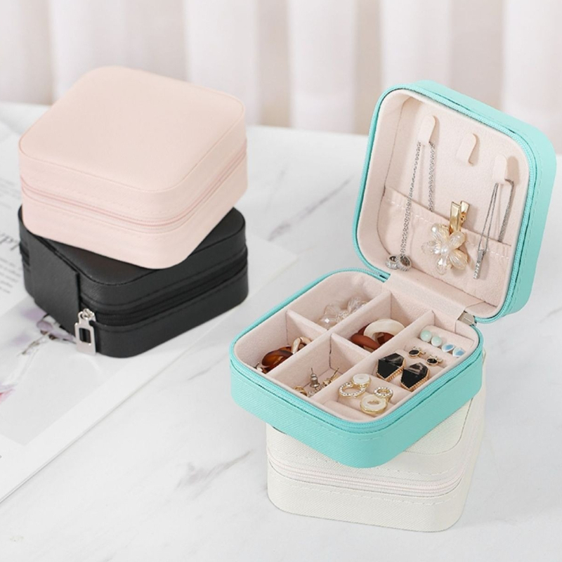 Portable Mini Jewelry Box, Com - Travel Jewellery & Accessories Organiser review and price