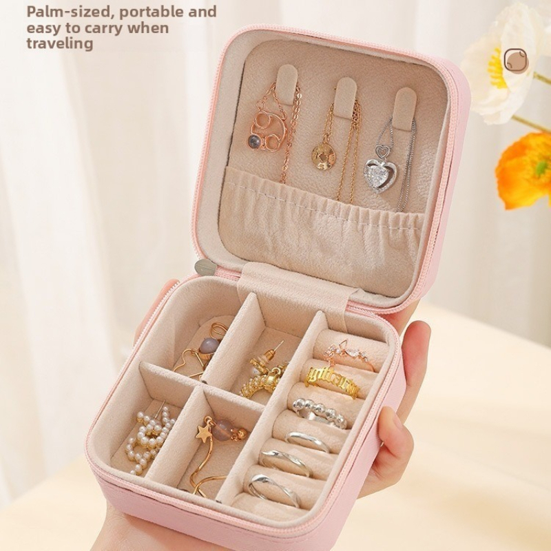 Portable Mini Jewelry Box, Com - Travel Jewellery & Accessories Organiser review and price