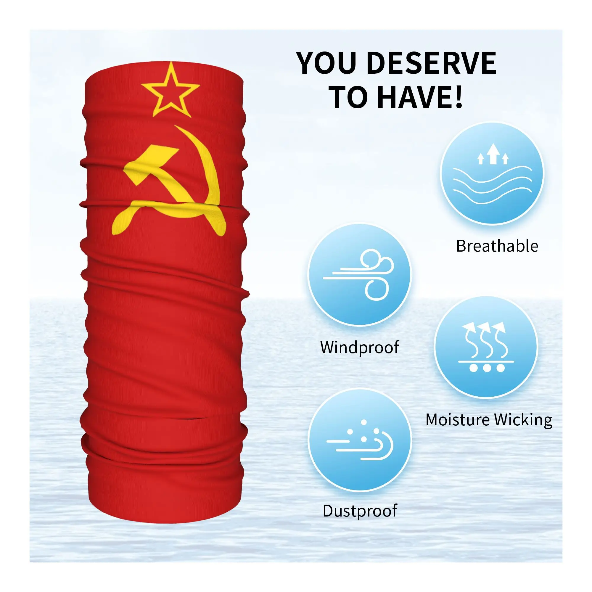USSR Hammer and Sickle CCCP re - Travel Accessories Neck review and price
