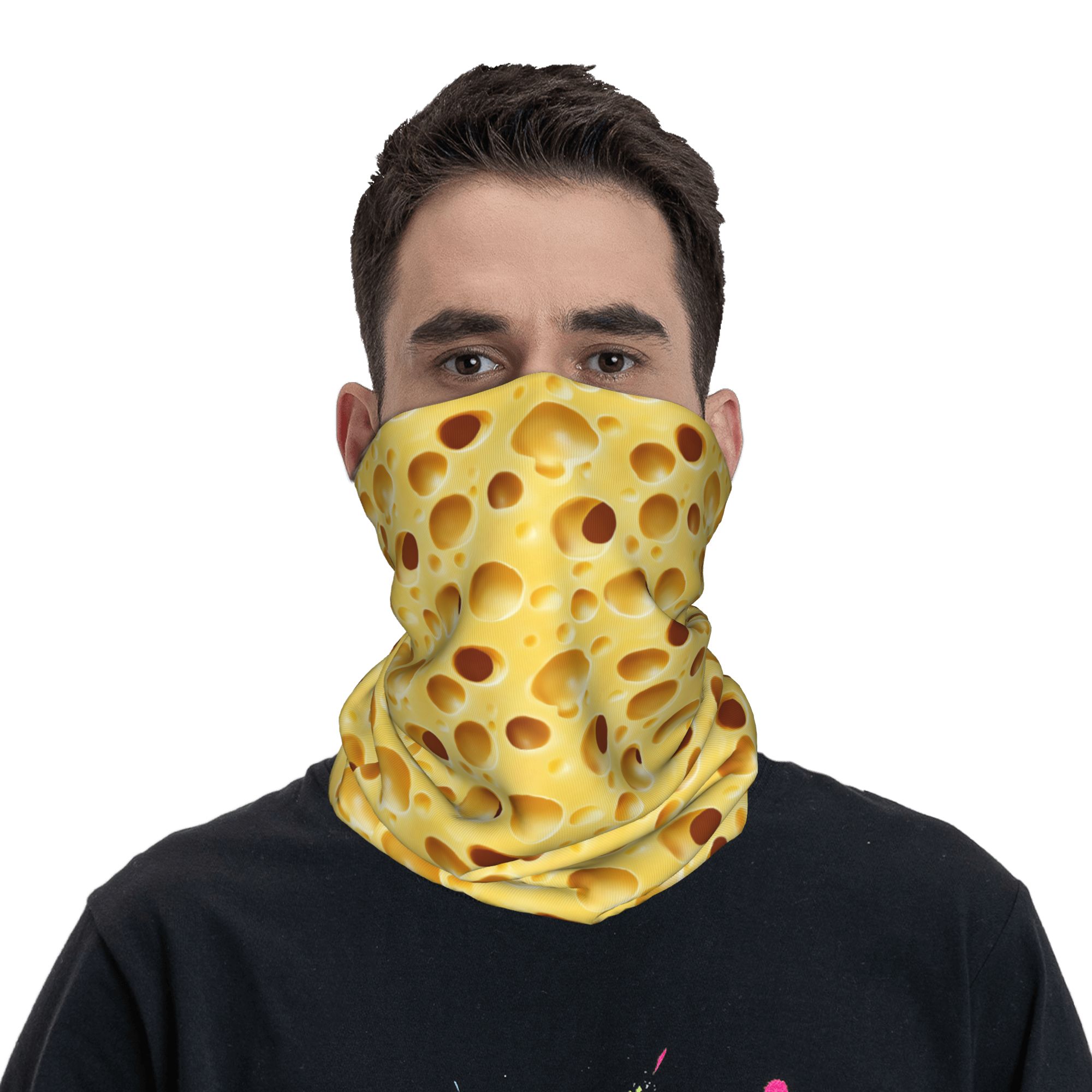 Cheese Bandana Neck Gaiter Pri - Travel Accessories Neck review and price