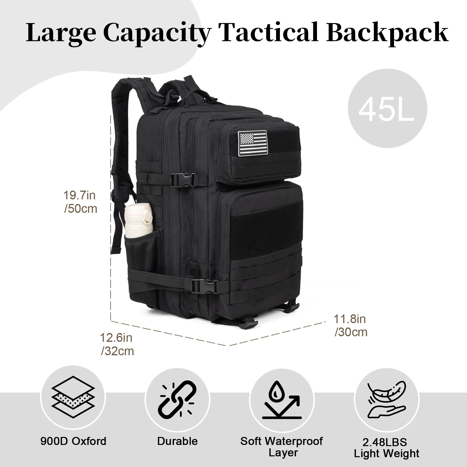 60L Army Military Tactical Bac - Travel Accessories Men review and price