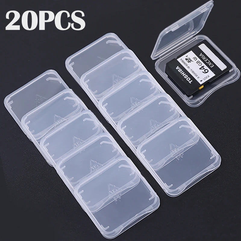 20/10/5/1PCS Transparent TF/SD - Sim Card Holder Case review and price