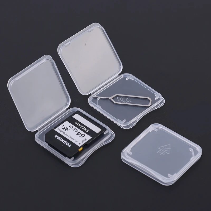 20/10/5/1PCS Transparent TF/SD - Sim Card Holder Case review and price