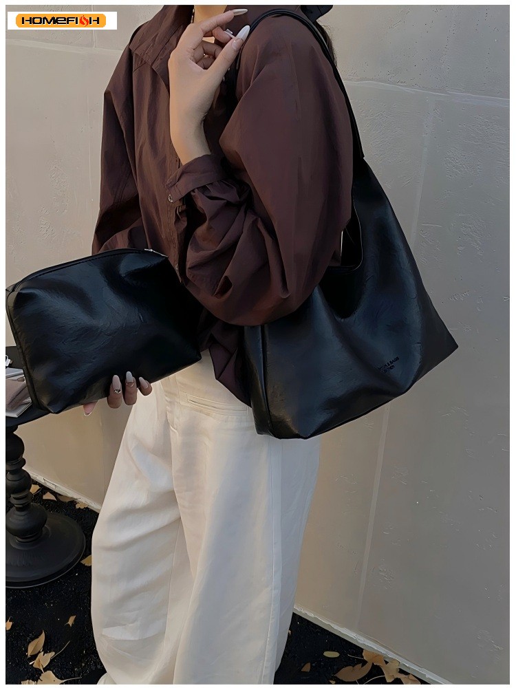 Retro Simple Large Women Tote  - Travel Accessories Tech review and price