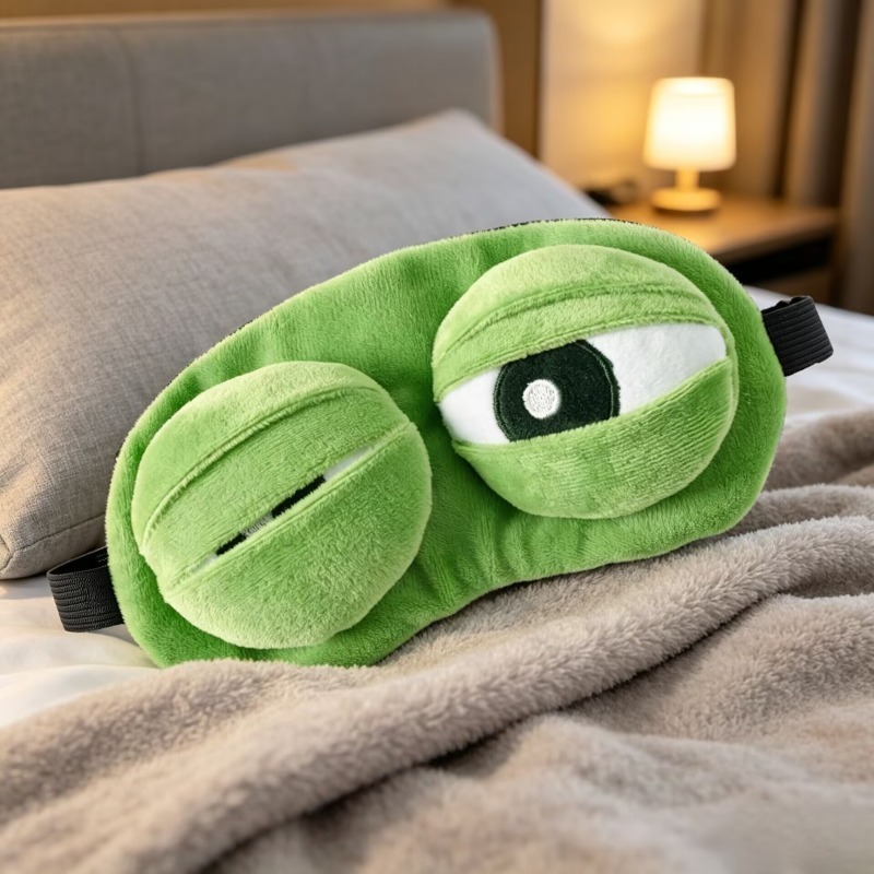 Funny 3D Frog Sleep Eye Mask S - Eye Mask Sleep Travel review and price