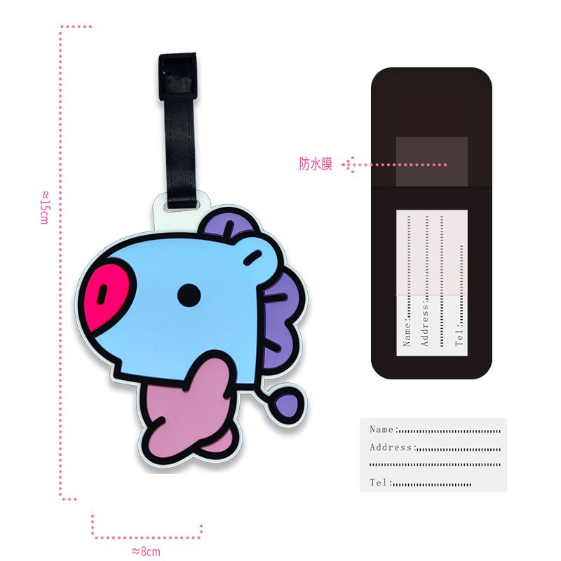 BT21 cartoon cute keychain Kaw - It Travel Accessories review and price