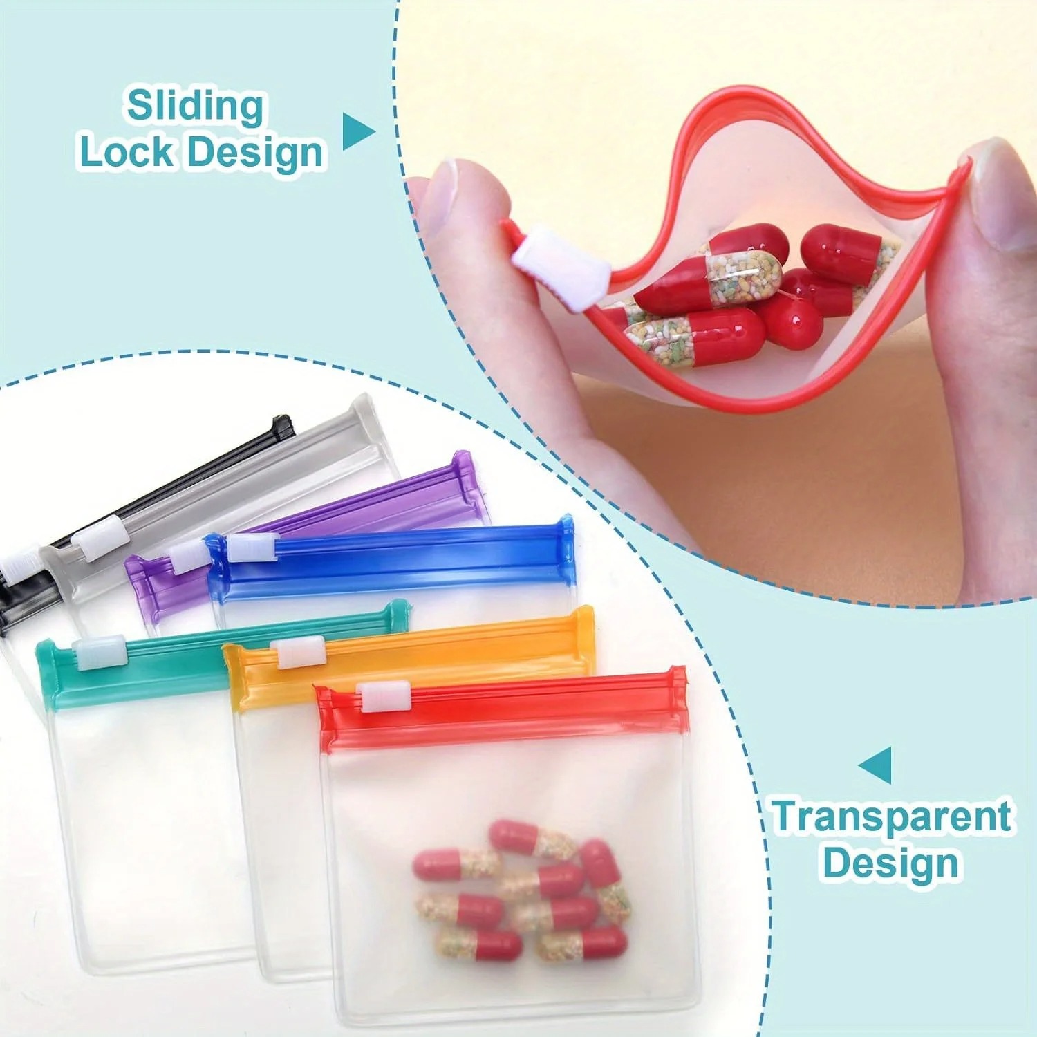Mini Colorful Pill Dispenser B - Travel Accessories Jewelry review and price
