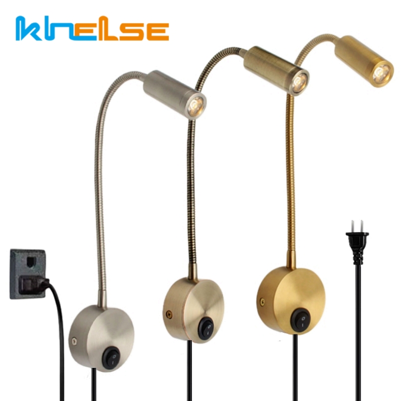 3W Bronze Gooseneck LED Wall L - Book Light Flexible review and price