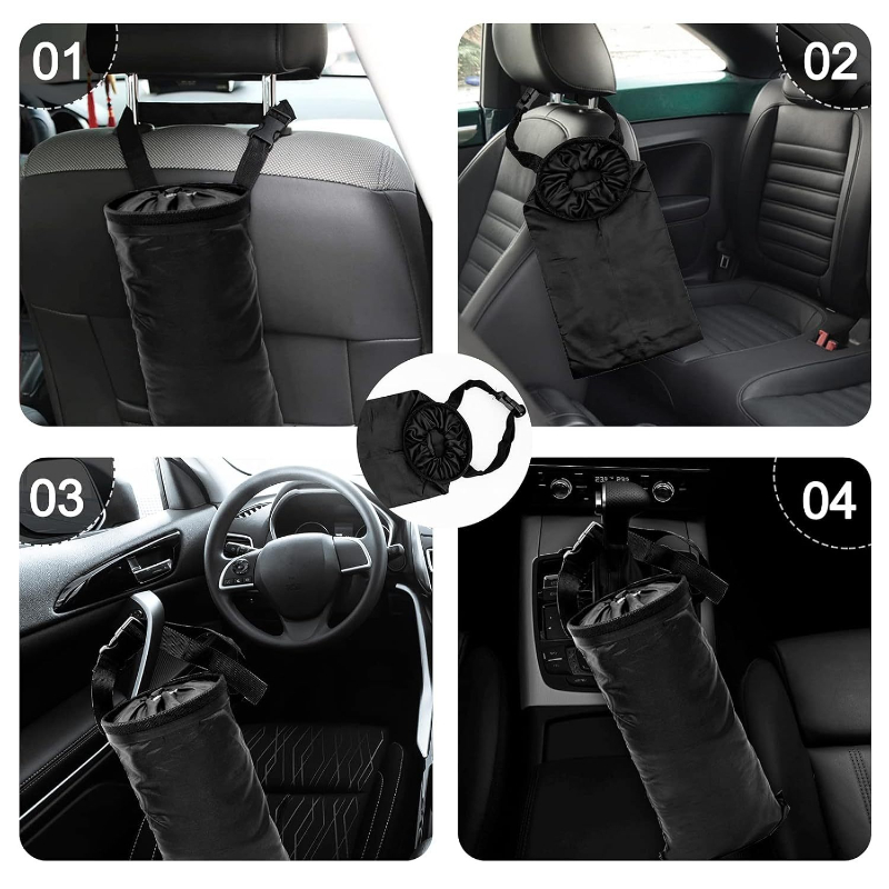Car Trash Bag Can Hanging Back - Car Seat Travel Bag review and price