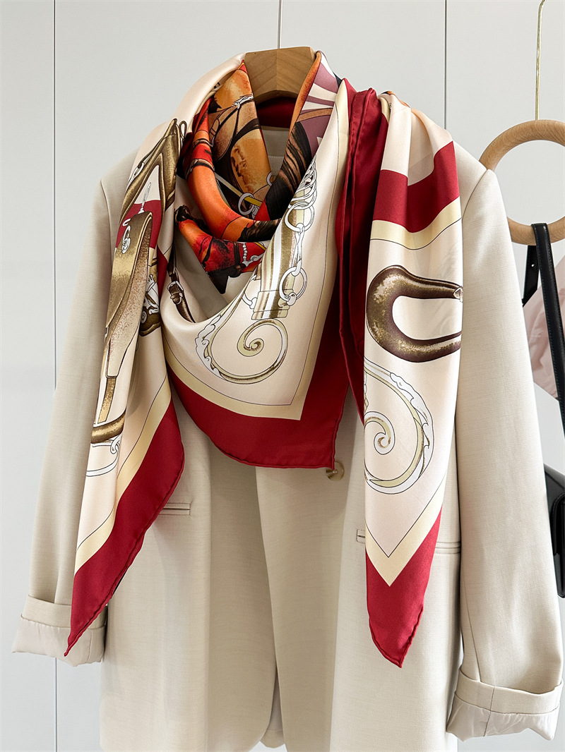 Horse Silk Scarf Luxury Design - Travel Accessories Neck review and price