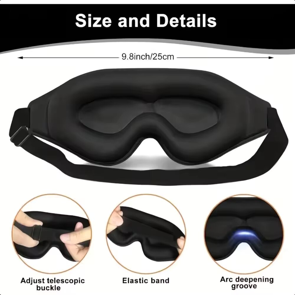 3D Eye Mask, Comfortable & Bre - Eye Mask Sleep Travel review and price
