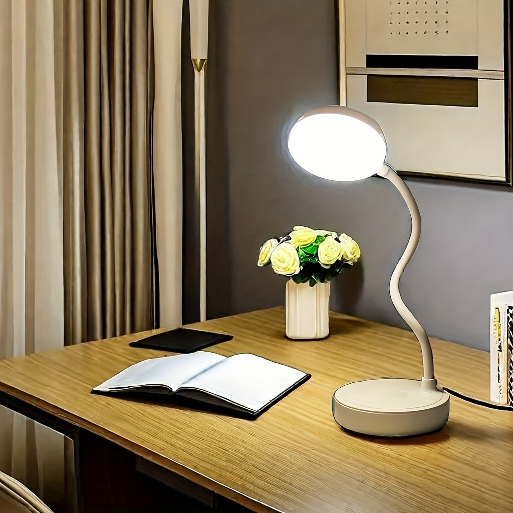 LED Desk Lamp With USB Chargin - Book Light Flexible review and price