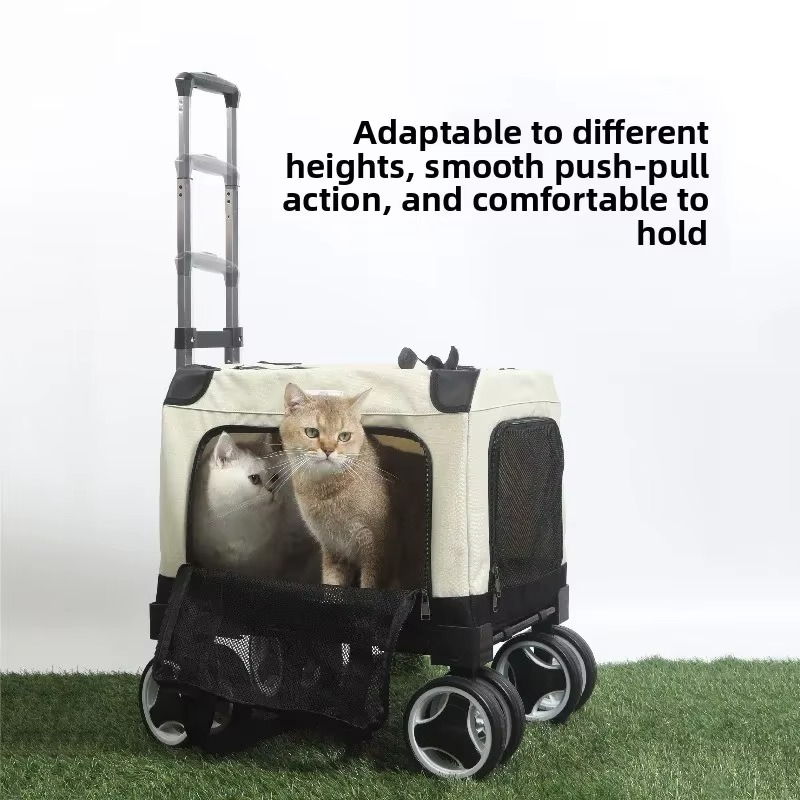 FurStarLarge Pet Rolling Carri - Car Seat Travel Bag review and price