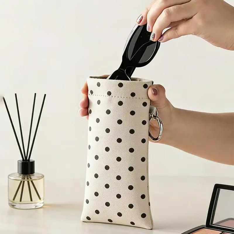 1pc Polka Dot Eyeglass Pouch w - Travel Accessories Pouch For Women review and price