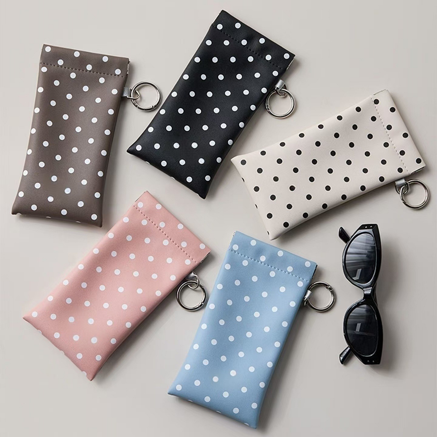 1pc Polka Dot Eyeglass Pouch w - Travel Accessories Pouch For Women review and price