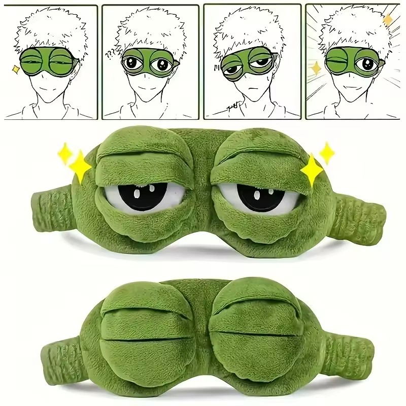 3D Frog Sleep Mask Natural Sle - Eye Mask Sleep Travel review and price