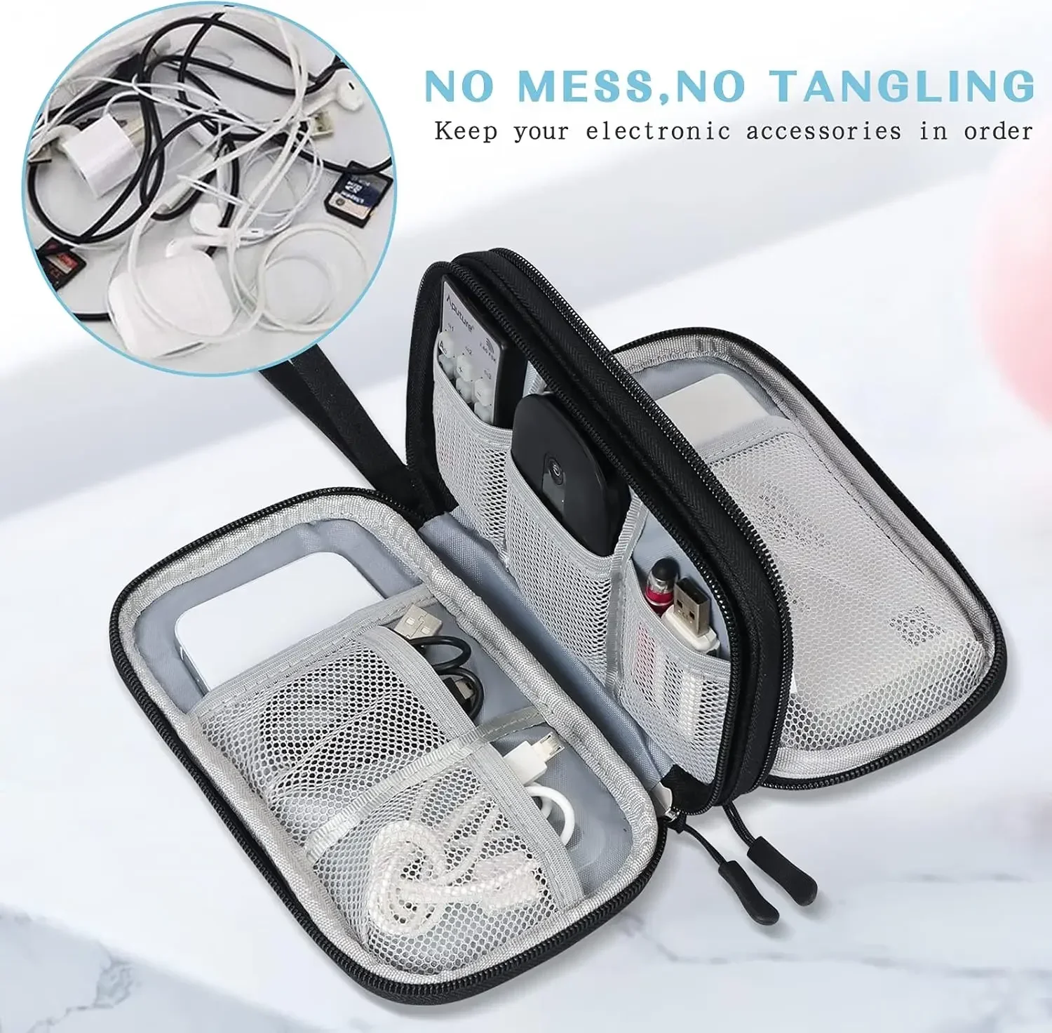 Travel Cable Bag Portable Digi - Travel Accessories Tech review and price