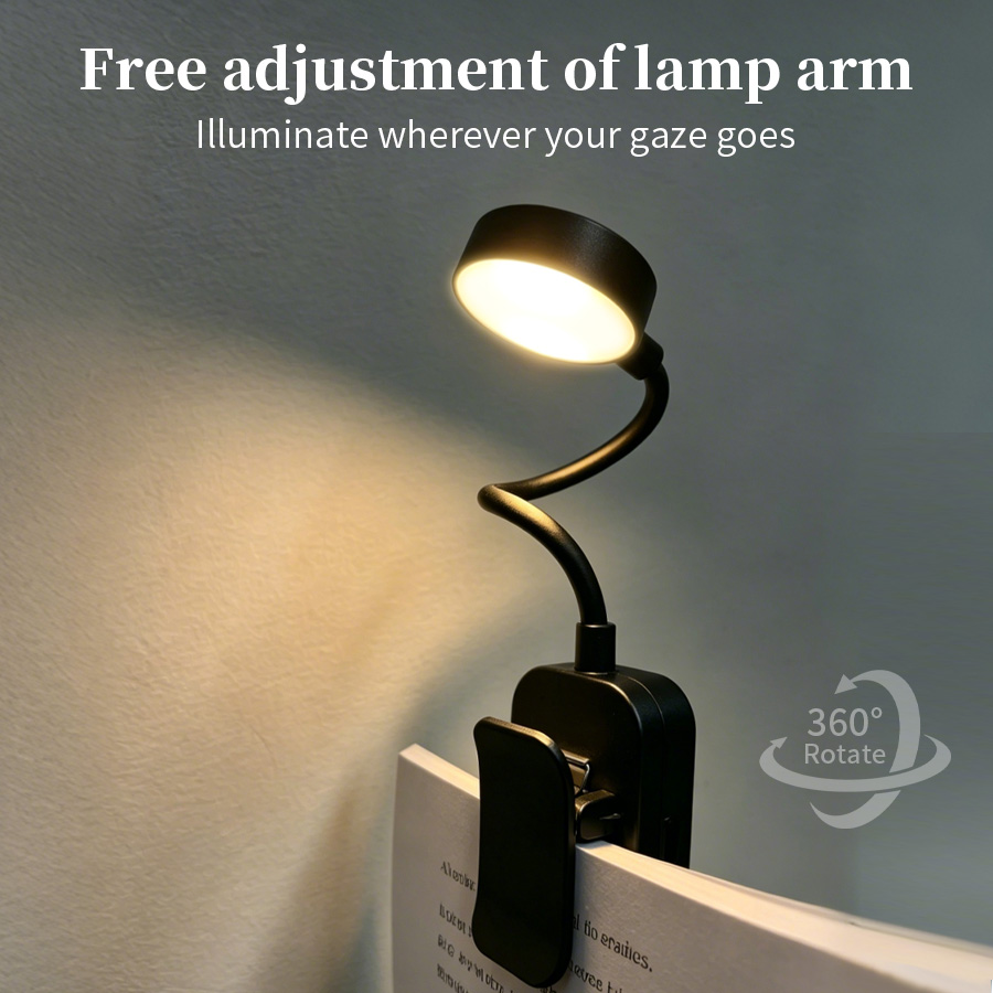 LED Desk Lamp Rechargeable Cli - Book Light Flexible review and price