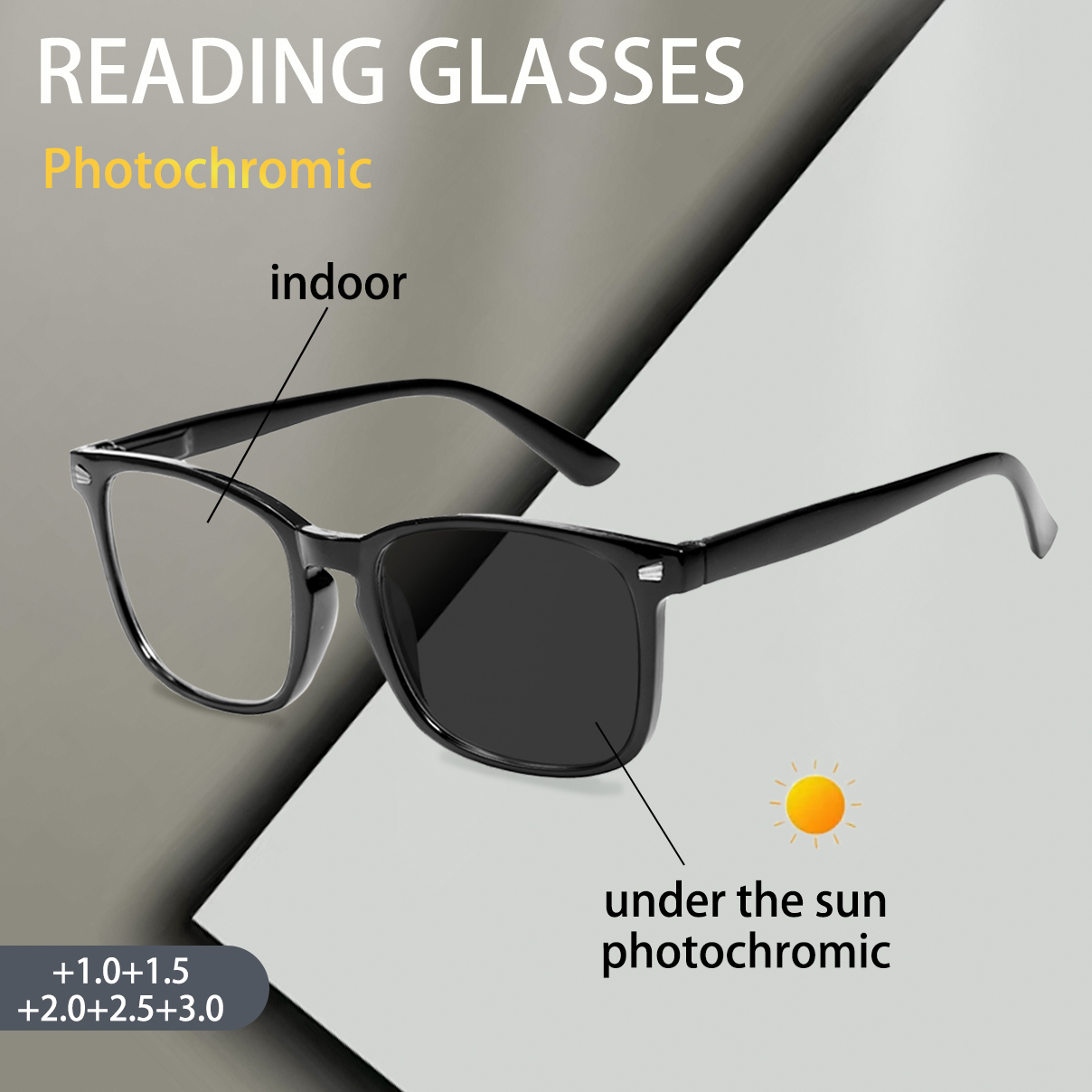Photochromic Reading Glasses f - Book Light Flexible review and price