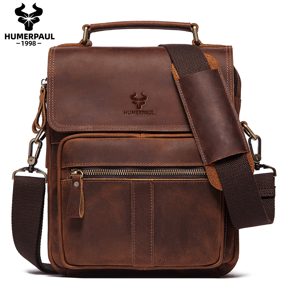 HUMERPAUL Genuine Leather Men' - Travel Accessories Tech review and price