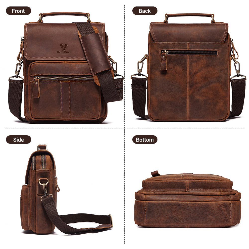 HUMERPAUL Genuine Leather Men' - Travel Accessories Tech review and price