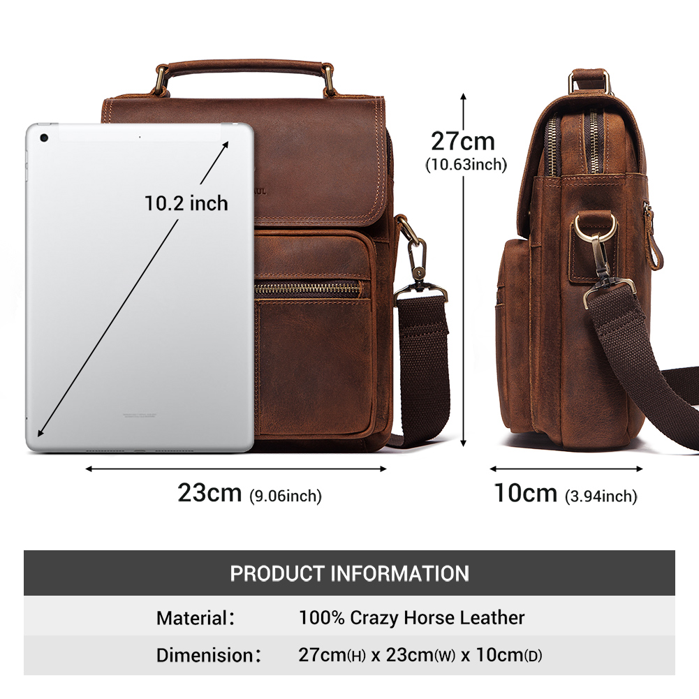 HUMERPAUL Genuine Leather Men' - Travel Accessories Tech review and price