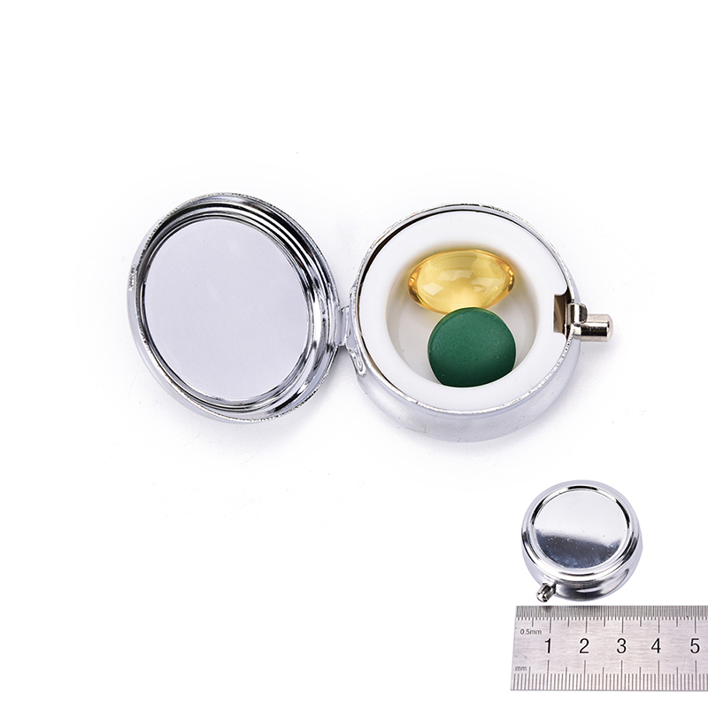 Travel Metal Pill Box Medicine - Travel Jewellery & Accessories Organiser review and price