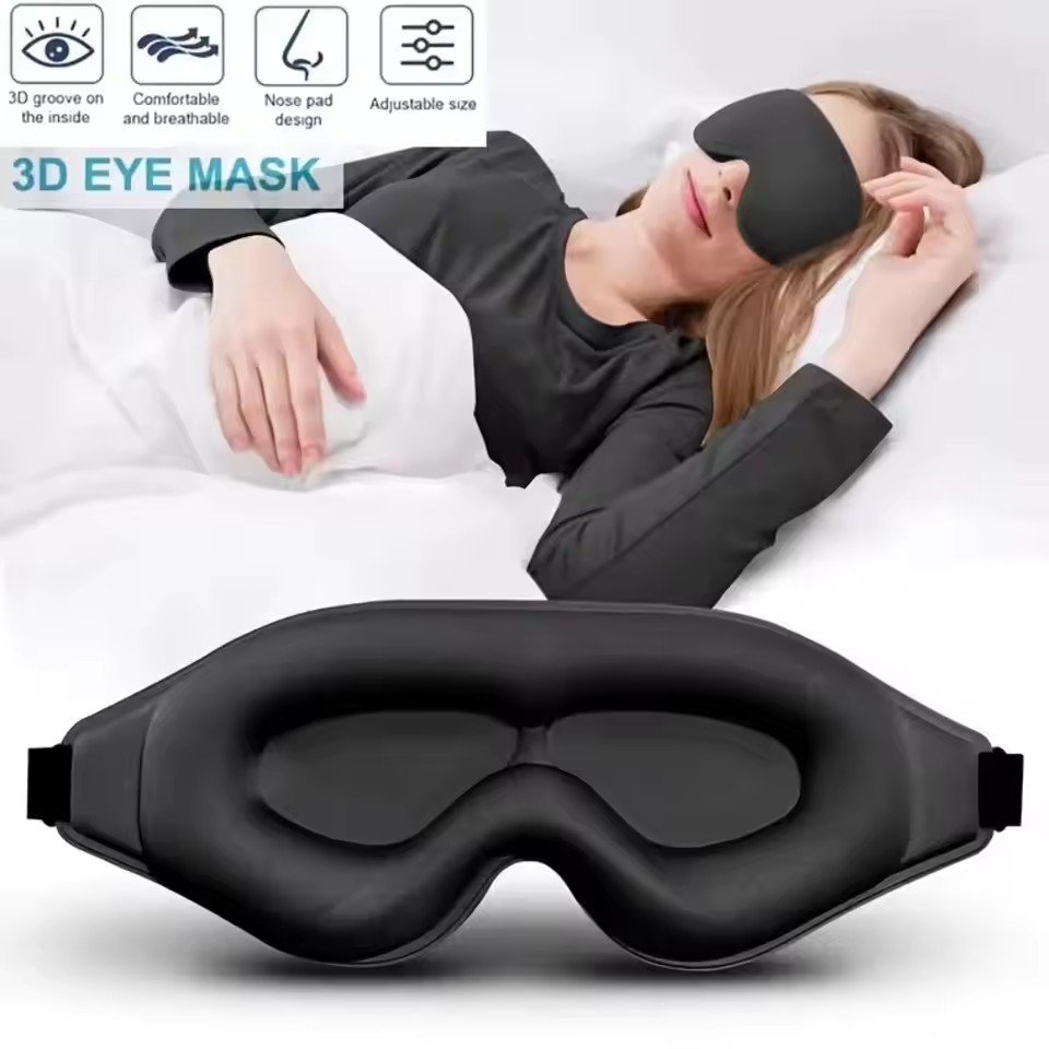 3D Eye Mask, Comfortable & Bre - Eye Mask Sleep Travel review and price