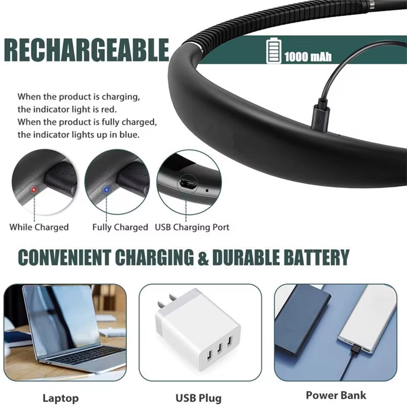 LED Reading Neck Lights USB Re - Book Light Flexible review and price