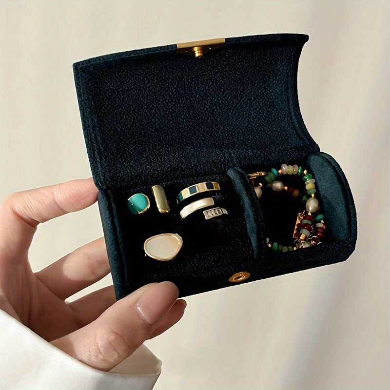 Luxury Velvet Jewellery Storag - Travel Jewellery & Accessories Organiser review and price