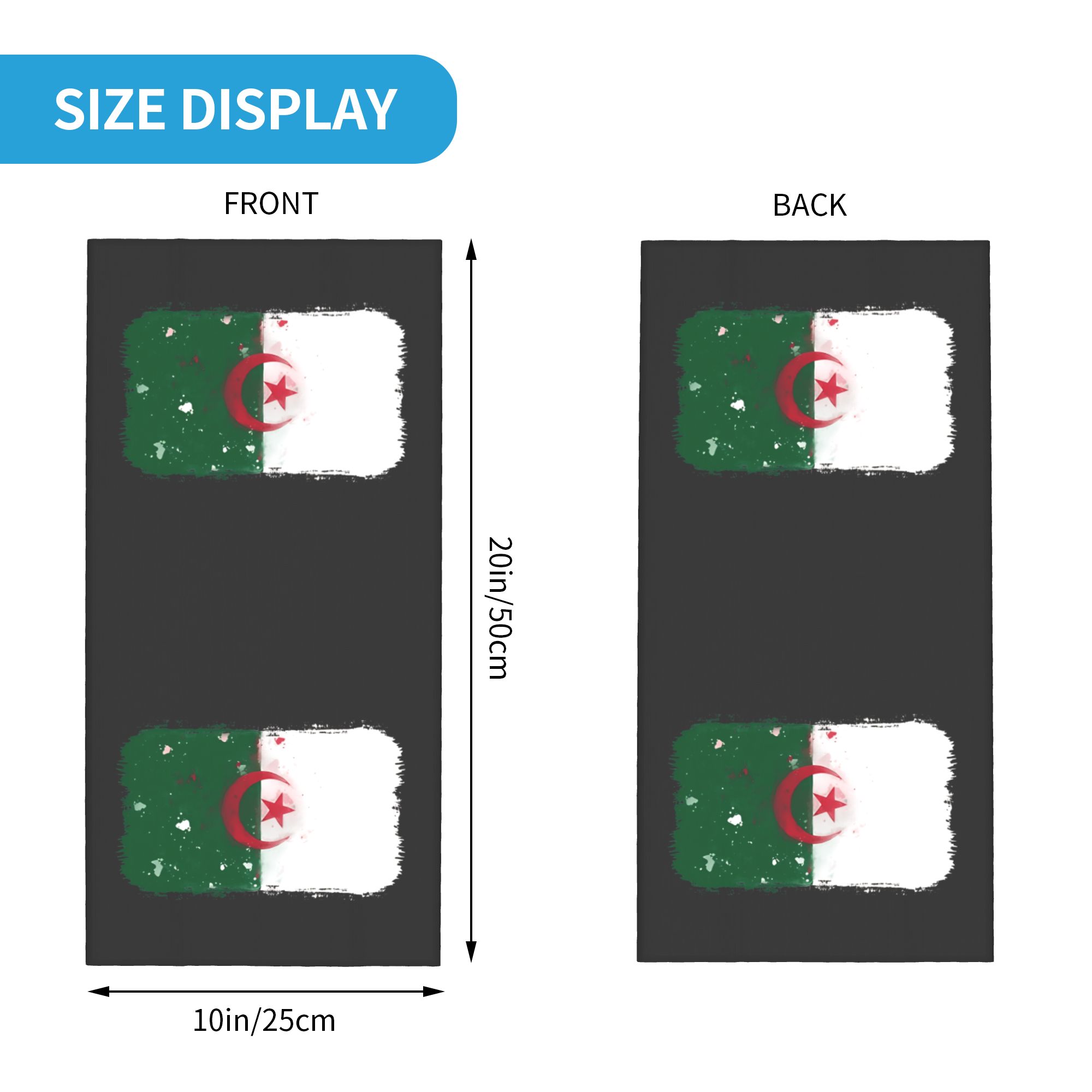 Flag of Algeria Bandana  Retro - Travel Accessories Neck review and price